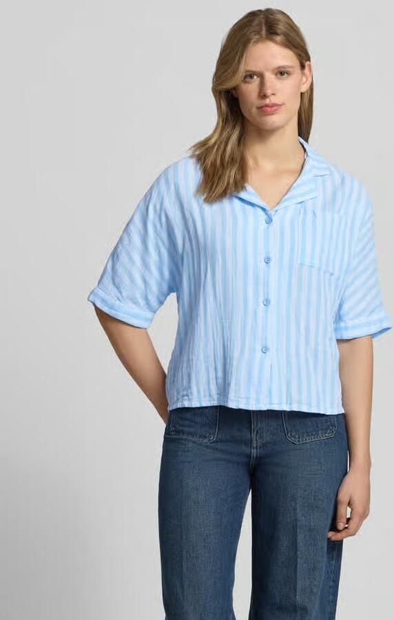 Only regular fit overhemdblouse van puur katoen model 'THYRA' - Foto 5