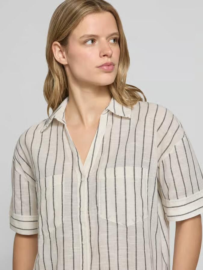 Only regular fit overhemdblouse van puur katoen model 'TIZANA'