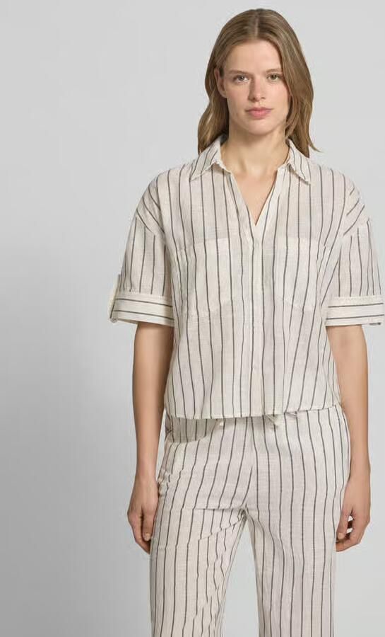 Only regular fit overhemdblouse van puur katoen model 'TIZANA' - Foto 3