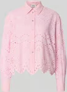 Only regular fit overhemdblouse van puur katoen model 'VALAIS' - Foto 3