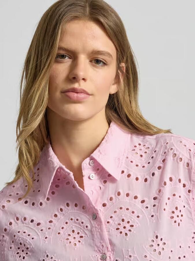 Only regular fit overhemdblouse van puur katoen model 'VALAIS'
