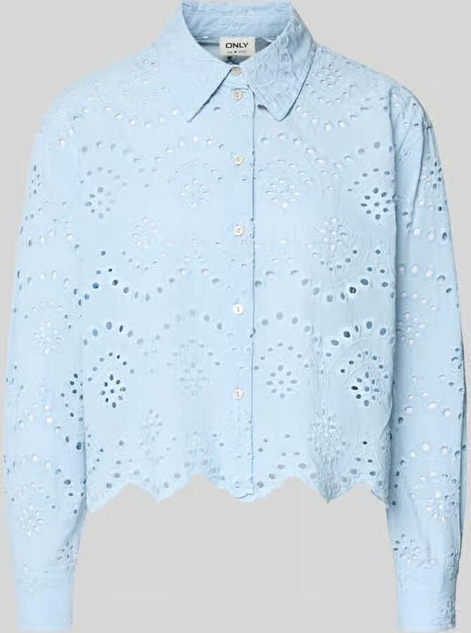 Only regular fit overhemdblouse van puur katoen model 'VALAIS' - Foto 2