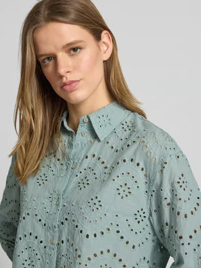 Only regular fit overhemdblouse van puur katoen model 'VALAIS' - Foto 4