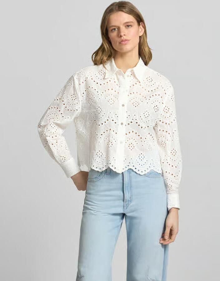 Only regular fit overhemdblouse van puur katoen model 'VALAIS' - Foto 2