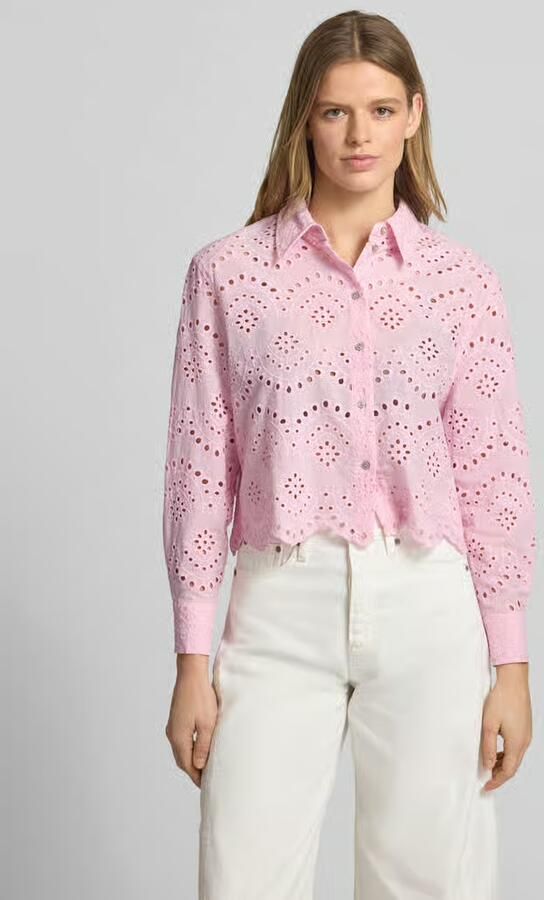 Only regular fit overhemdblouse van puur katoen model 'VALAIS' - Foto 4