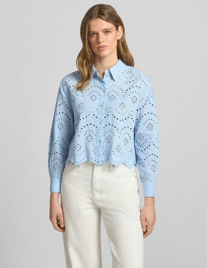 Only regular fit overhemdblouse van puur katoen model 'VALAIS' - Foto 2