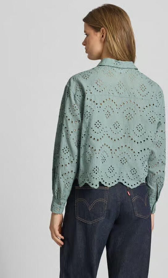 Only regular fit overhemdblouse van puur katoen model 'VALAIS' - Foto 4