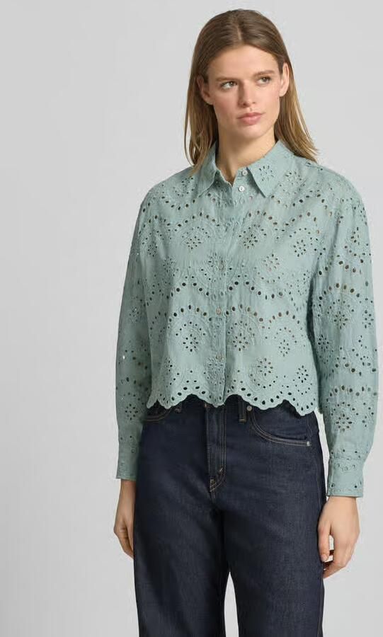 Only regular fit overhemdblouse van puur katoen model 'VALAIS' - Foto 7