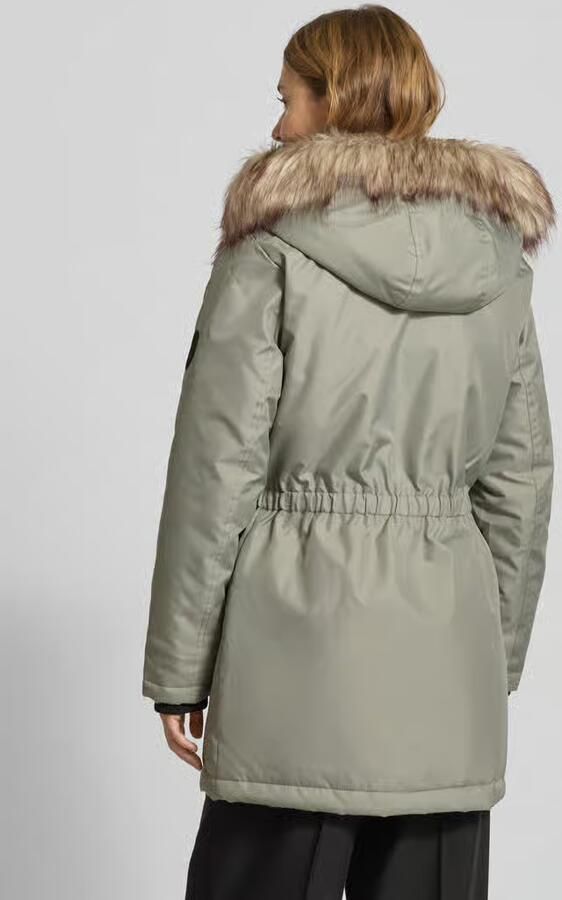 Only Getailleerde parka met imitatiebont model 'IRIS' - Foto 3