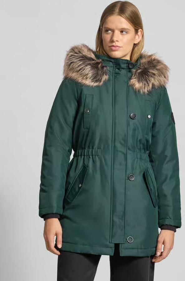 Only Getailleerde parka met imitatiebont model 'IRIS' - Foto 2