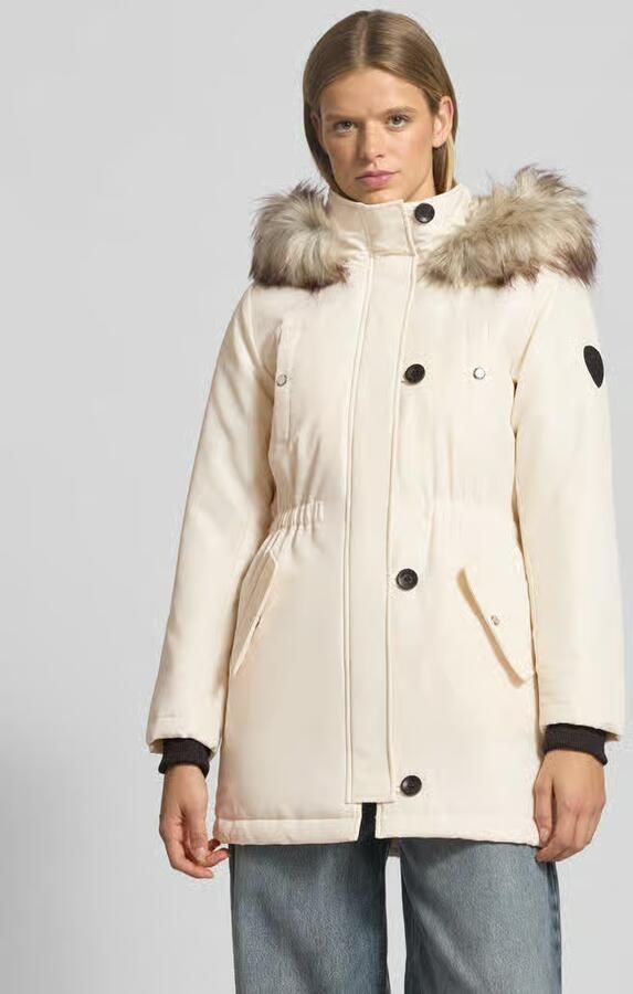 Only Getailleerde parka met imitatiebont model 'IRIS' - Foto 9