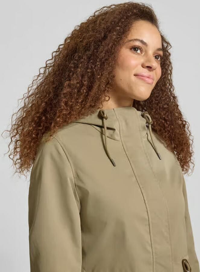 Only Regular fit parka met tunnelkoord Model 'LOUISE'