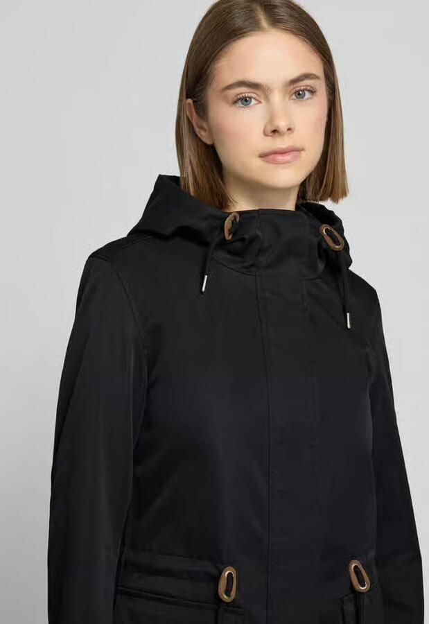 Only Regular fit parka met tunnelkoord Model 'LOUISE'