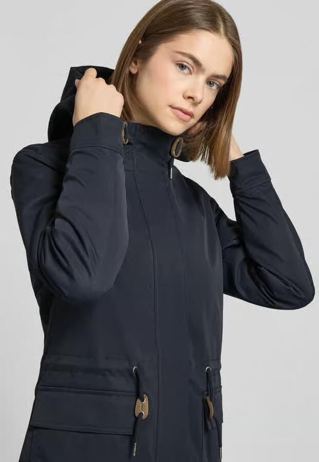 Only Regular fit parka met tunnelkoord Model 'LOUISE'