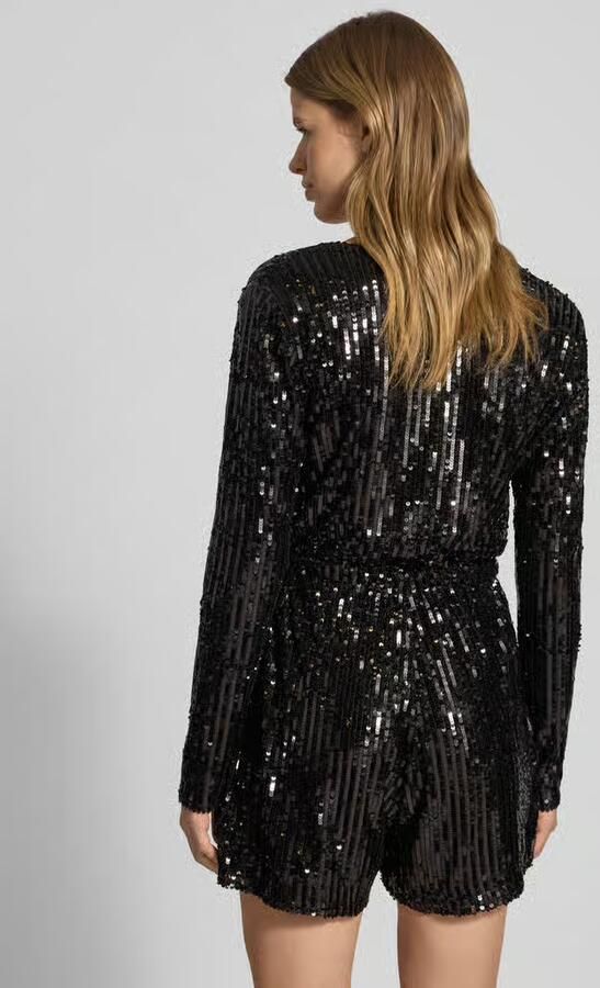 Only Regular fit playsuit met pailletten model 'AMABEL'
