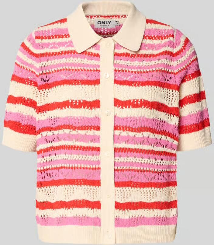 Only regular fit poloshirt van knitwear model 'LULA' - Foto 5