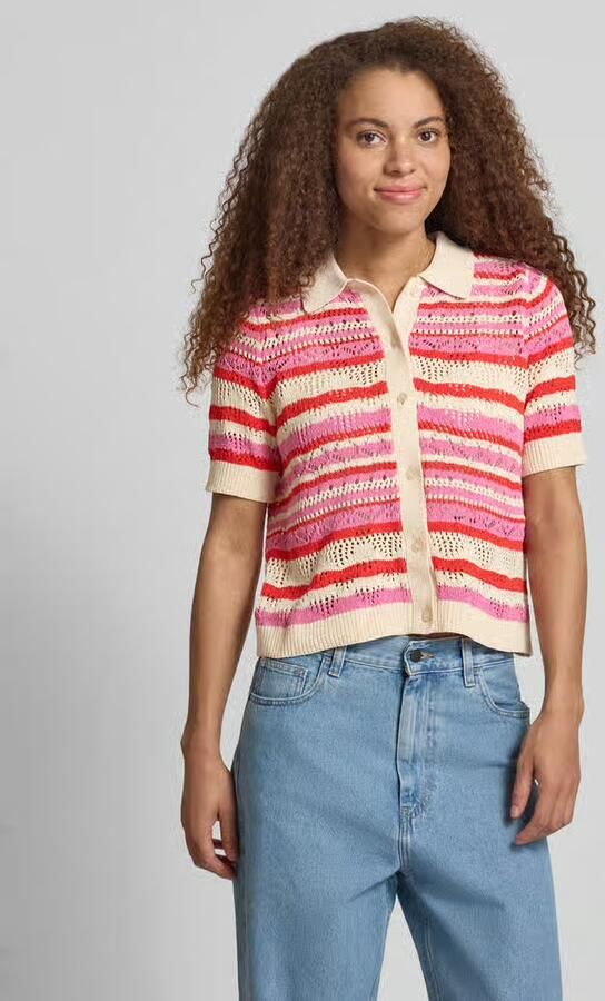 Only regular fit poloshirt van knitwear model 'LULA' - Foto 6