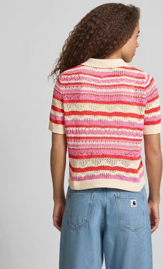 Only regular fit poloshirt van knitwear model 'LULA' - Foto 5