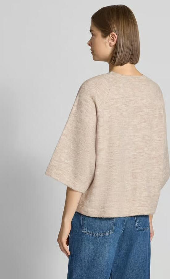 Only Oversized gebreide pullover met 3 4-mouwen model 'SIMONI' - Foto 13
