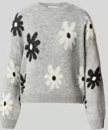 Only Regular fit pullover met all-over motief model 'FREESIA'