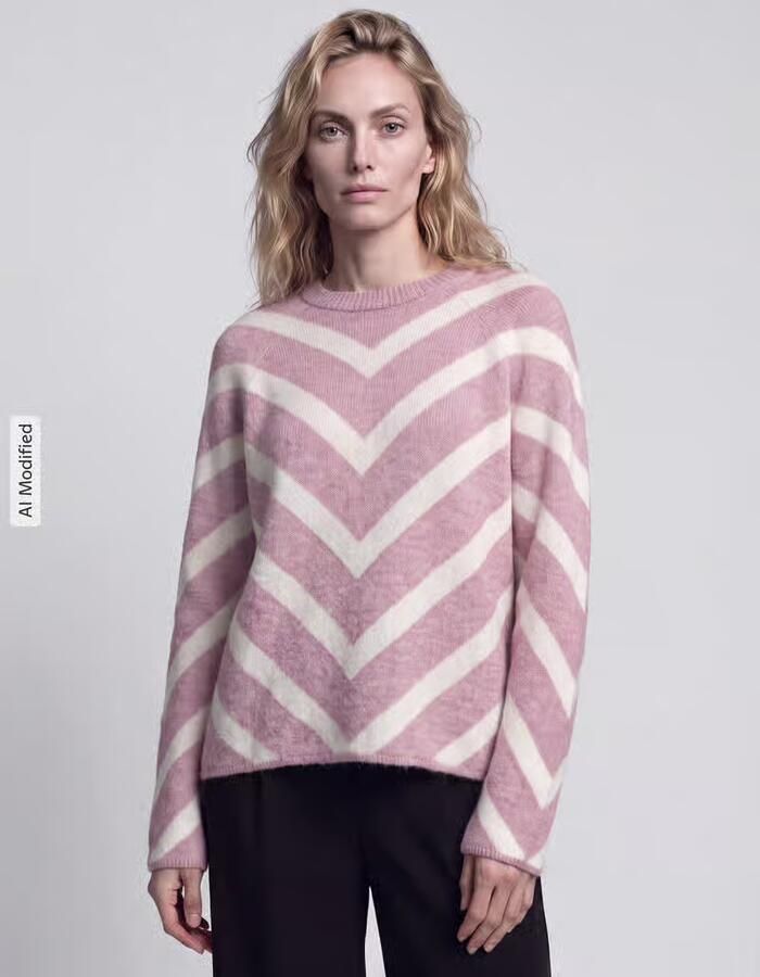 Only boxy fit pullover met raglanmouwen model 'ELIZA' - Foto 2