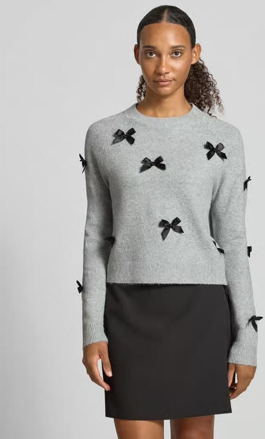 Only Regular fit gebreide pullover met strikdetails model 'NOELLE' - Foto 3