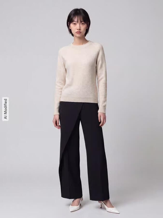 Only Regular fit gebreide pullover met raglanmouwen model 'RICA' - Foto 6