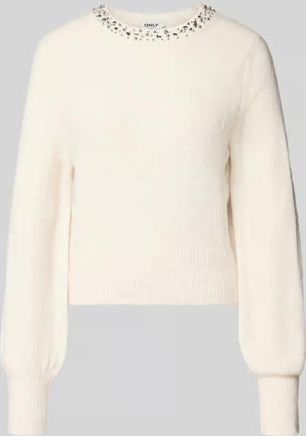 Only Polyester Gebreide Kleding Herfst Winter Collectie Pullover White Dames - Foto 7