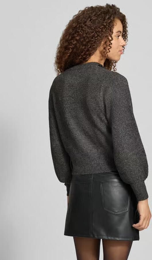 Only Regular fit pullover met strass-steentjes model 'ELSA' - Foto 5