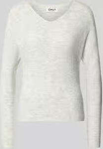 Only Regular fit gebreide pullover met V-hals model 'CAMILLA' - Foto 4