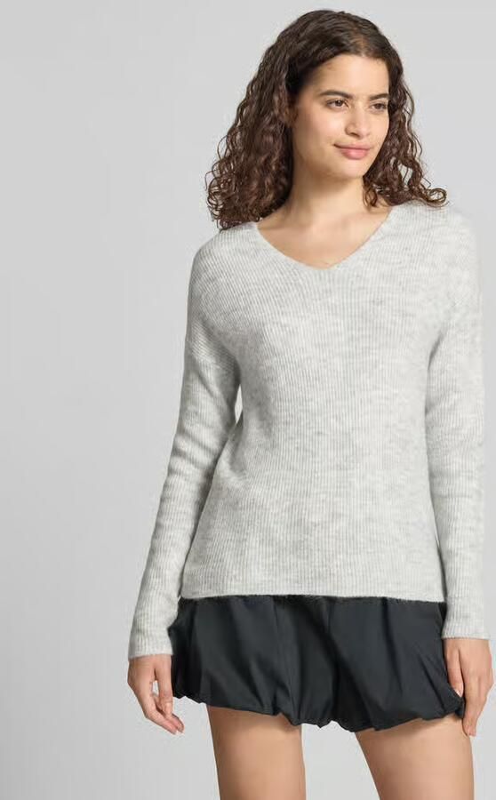 Only Regular fit gebreide pullover met V-hals model 'CAMILLA' - Foto 5