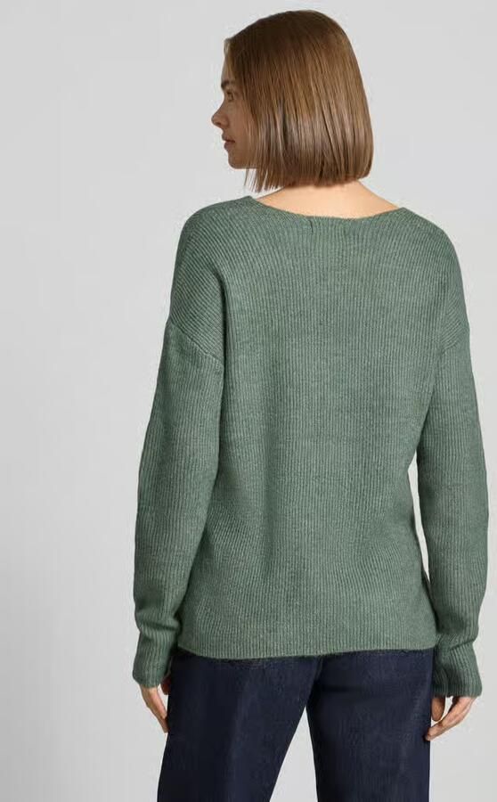 Only Regular fit gebreide pullover met V-hals model 'CAMILLA' - Foto 3