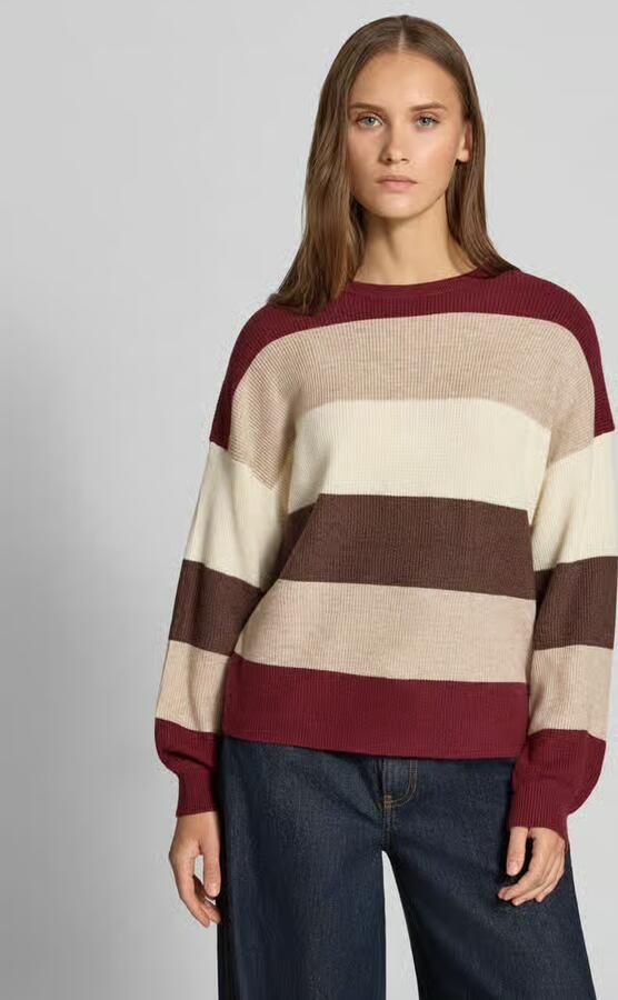 Only Loose fit gebreide pullover van viscosemix model 'ATIA' - Foto 12