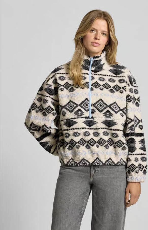 Only Regular fit schipperstrui in teddybontlook model 'JANNE' - Foto 7