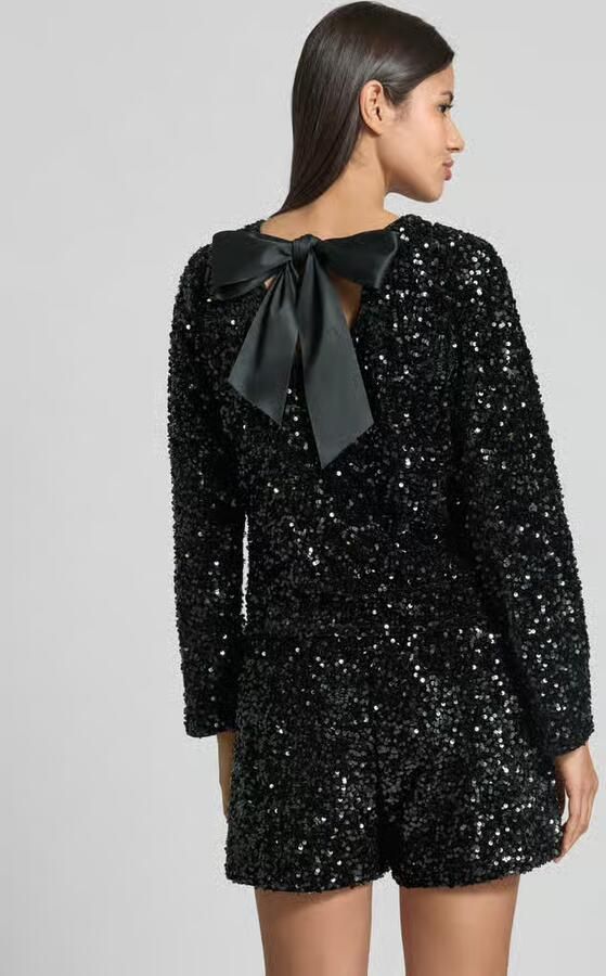 Only Regular fit shirt met lange mouwen met pailletten model 'CONFIDENCE' - Foto 2
