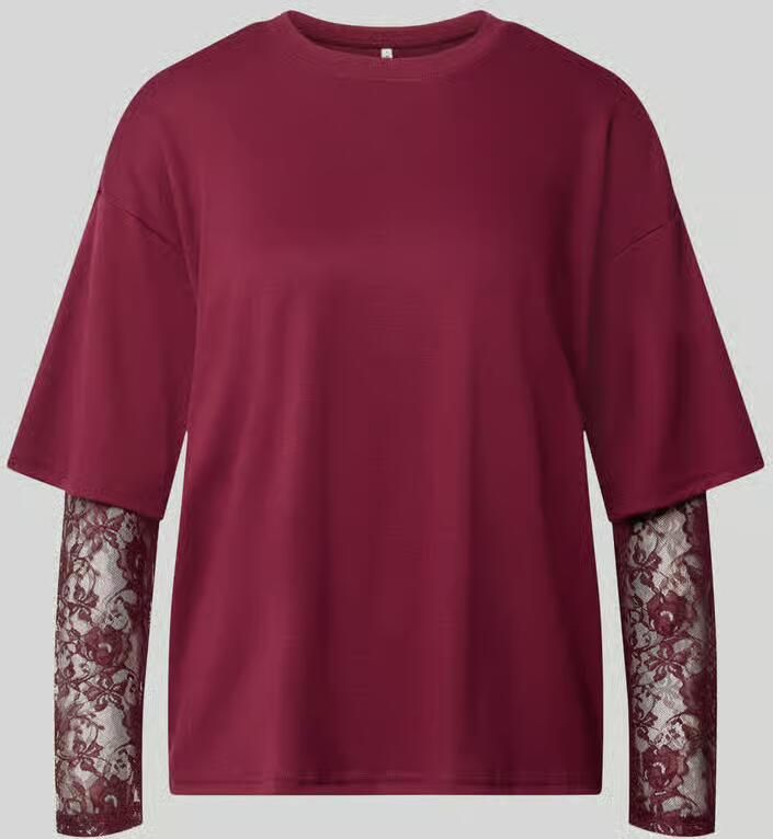 Only Regular fit shirt met lange mouwen met viscose model 'TAHLIA' '