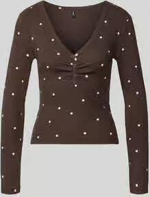 Only Regular fit shirt met lange mouwen van katoenmix model 'FENJA'