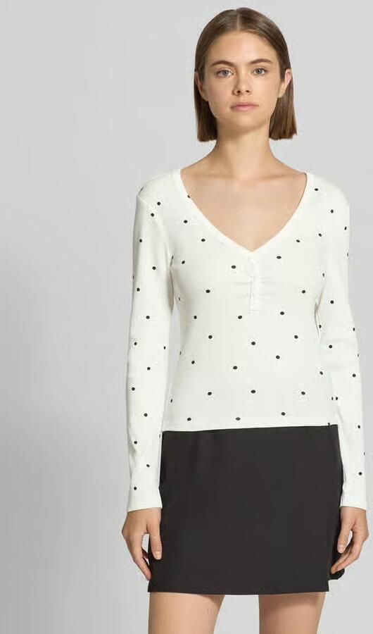 Only Regular fit shirt met lange mouwen van katoenmix model 'FENJA' - Foto 2
