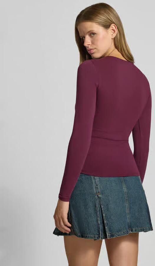 Only Regular fit shirt met lange mouwen van katoenmix model 'MIRA' - Foto 3