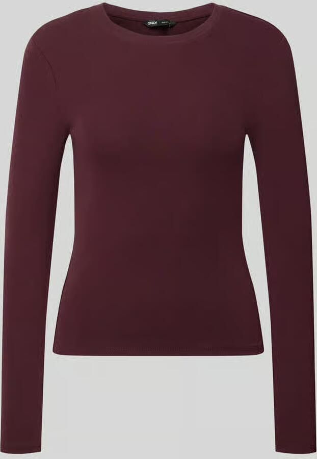 Only regular fit shirt met lange mouwen van katoenmix model 'RILEY'
