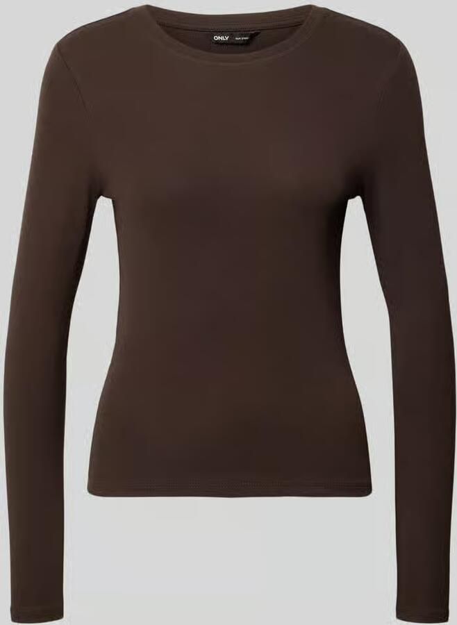 Only regular fit shirt met lange mouwen van katoenmix model 'RILEY' - Foto 2