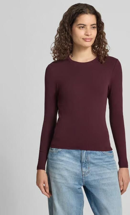 Only regular fit shirt met lange mouwen van katoenmix model 'RILEY' - Foto 3