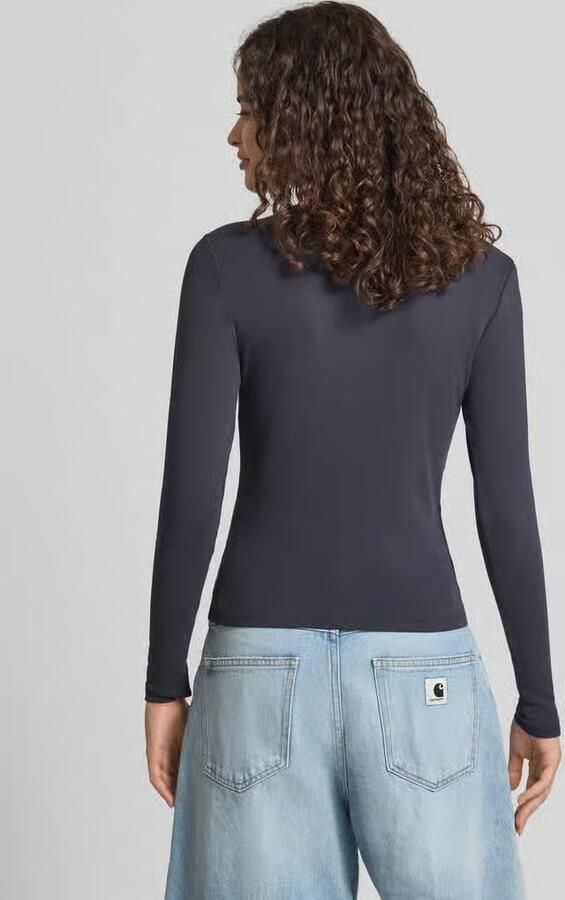 Only regular fit shirt met lange mouwen van katoenmix model 'RILEY' - Foto 7