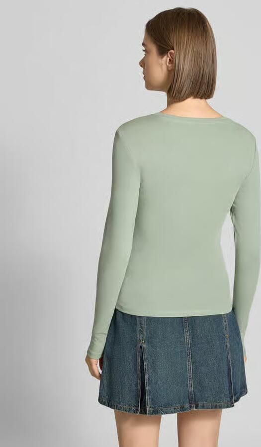 Only regular fit shirt met lange mouwen van katoenmix model 'RILEY' - Foto 3