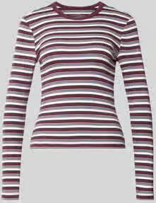 Only Regular fit shirt met lange mouwen van katoenmix model 'VAL'
