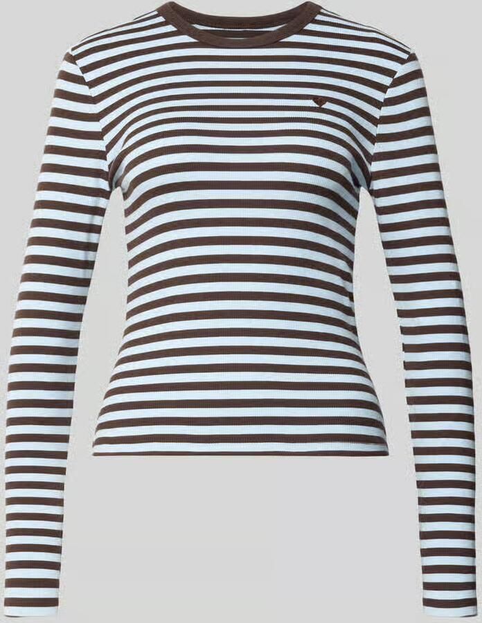 Only Regular fit shirt met lange mouwen van katoenmix model 'VAL' - Foto 3