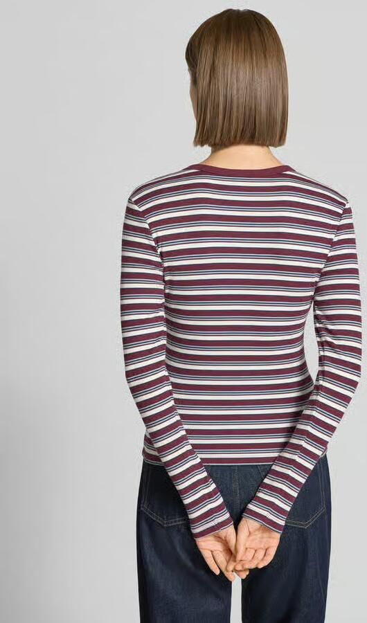 Only Regular fit shirt met lange mouwen van katoenmix model 'VAL' - Foto 3