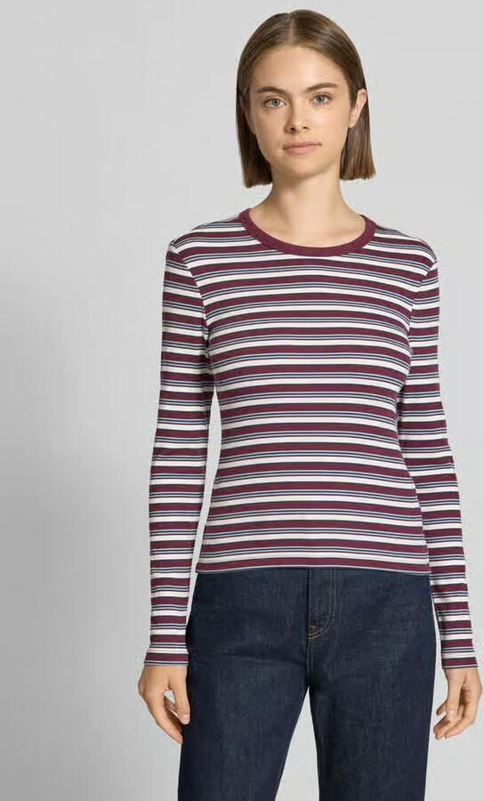 Only Regular fit shirt met lange mouwen van katoenmix model 'VAL' - Foto 2