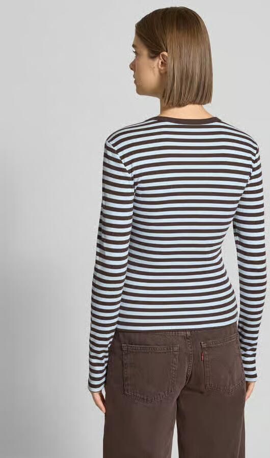 Only Regular fit shirt met lange mouwen van katoenmix model 'VAL' - Foto 6