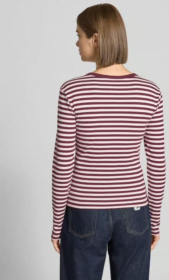 Only Regular fit shirt met lange mouwen van katoenmix model 'VAL' - Foto 5
